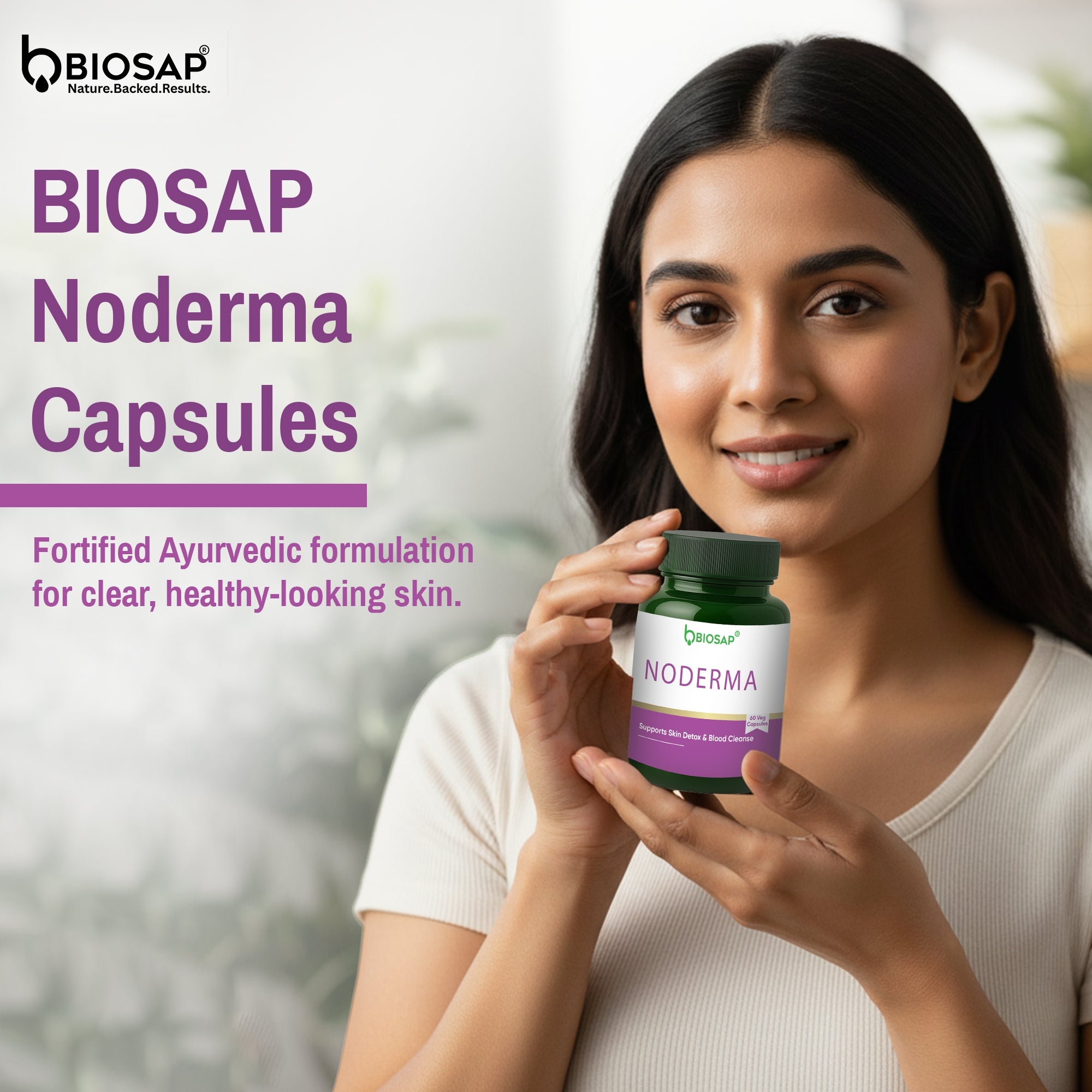 Noderma Capsules | Internal Skin Comfort & Clarity | 60 Veg Capsules