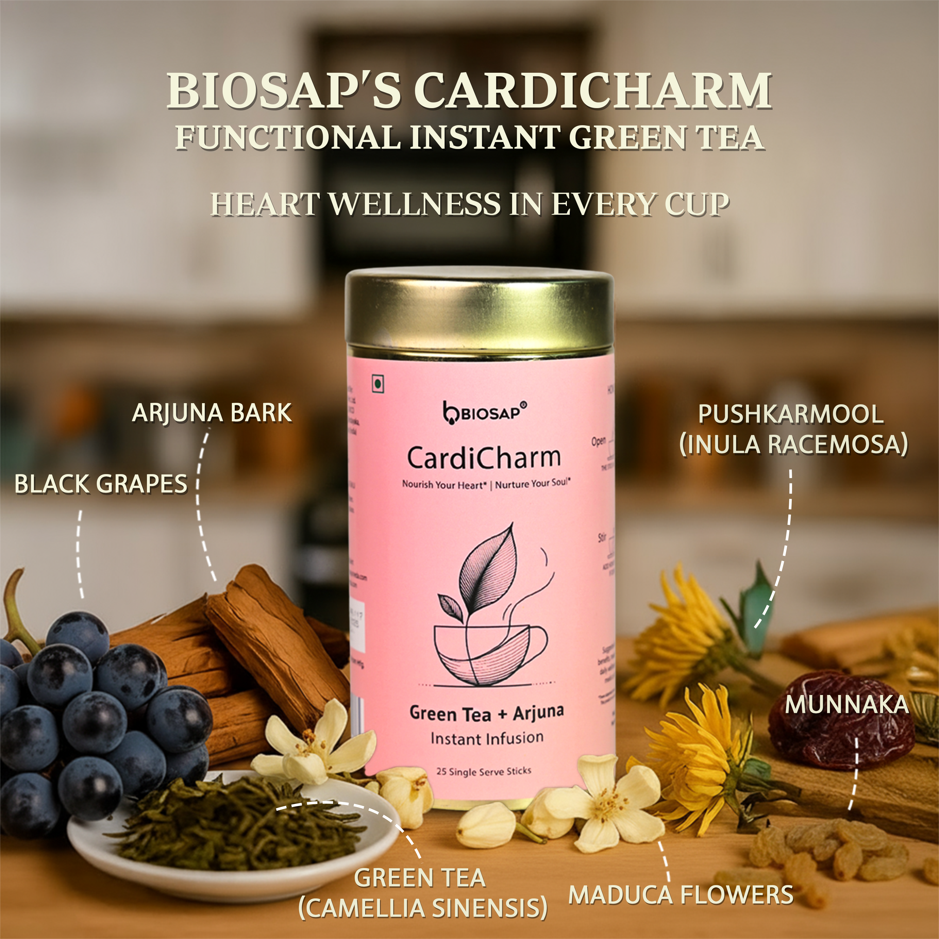 Cardi Charm - Arjuna