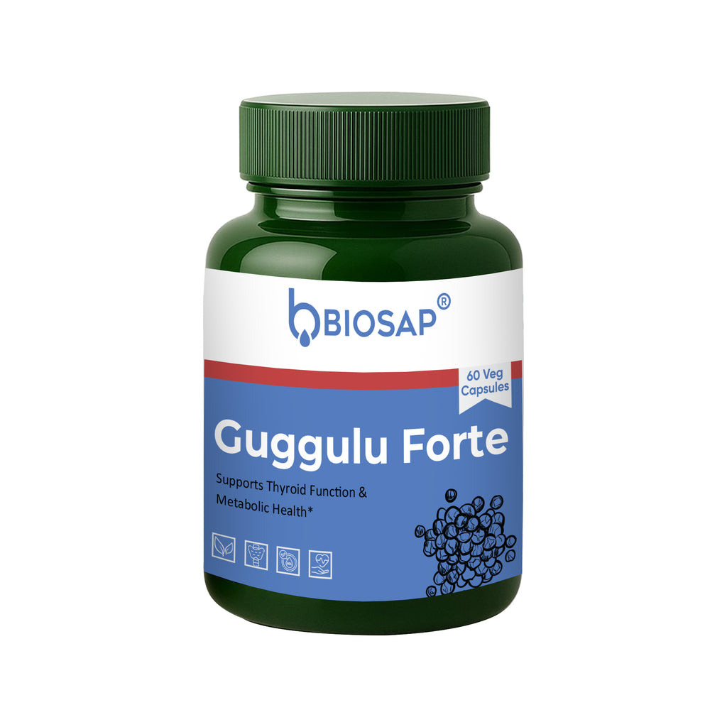 Biosap Guggulu Forte: Healthy Lipids & Circulatory Support | 60 Veg Capsules