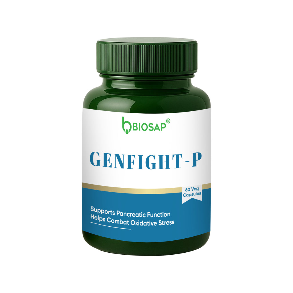 Genfight P Capsules — Pancreatic Tone & Fluid Balance | 60 Veg Capsules