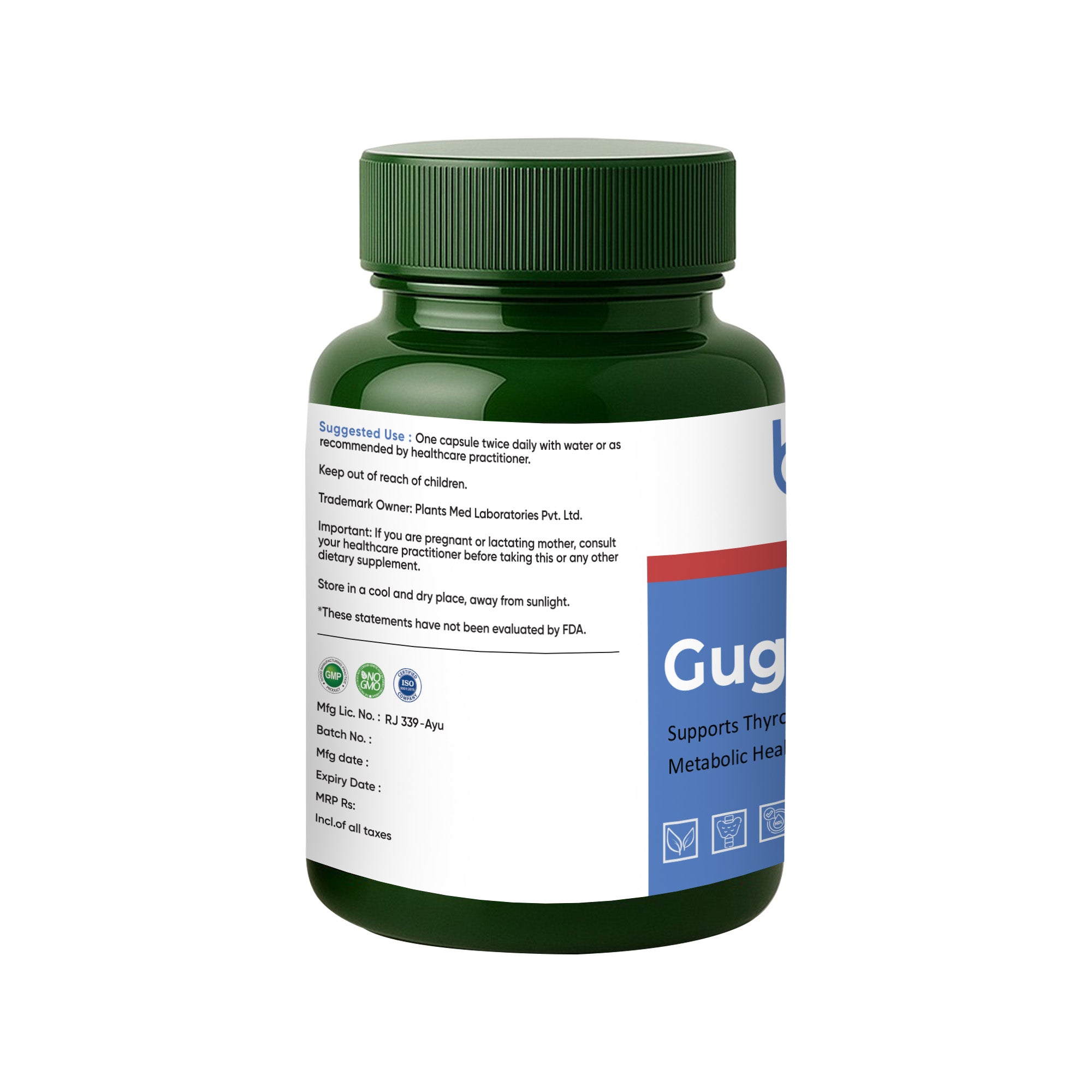 Biosap Guggulu Forte: Healthy Lipids & Circulatory Support | 60 Veg Capsules