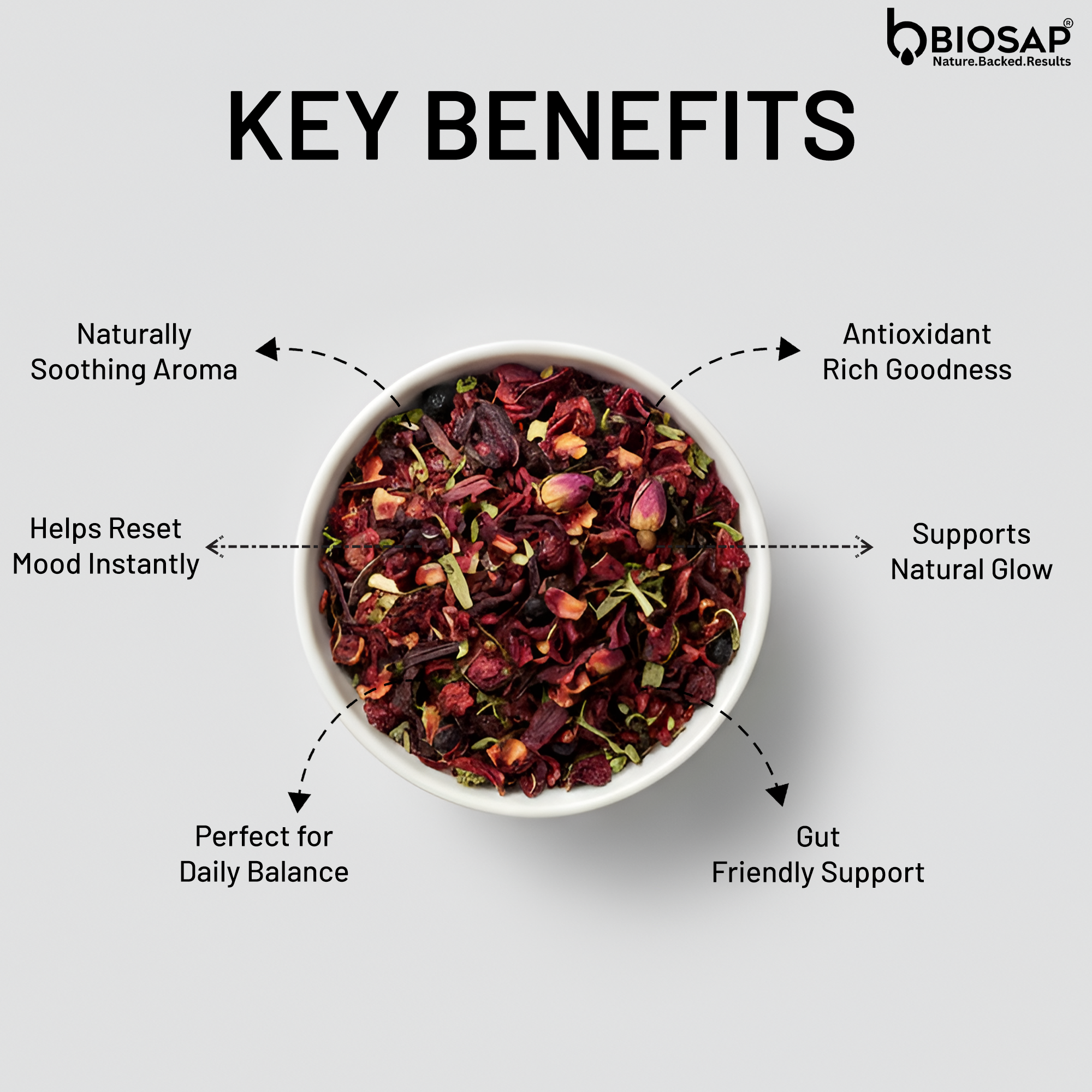 CardinalSip Herbal Infusion — Hibiscus + Berries + Rose | 25 sticks × 2 g