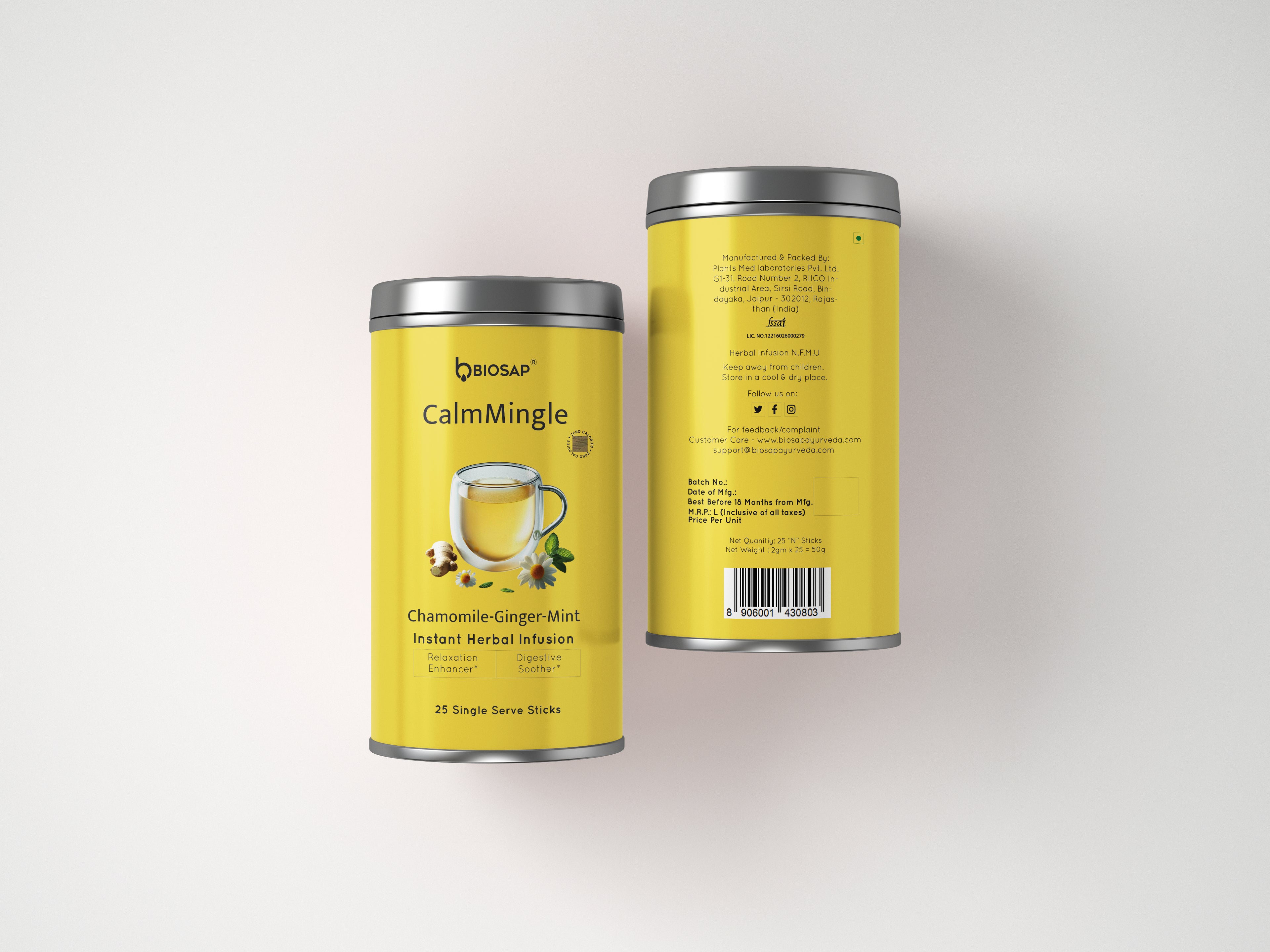 Calm Mingle - Chamomile/Ginger/Mint