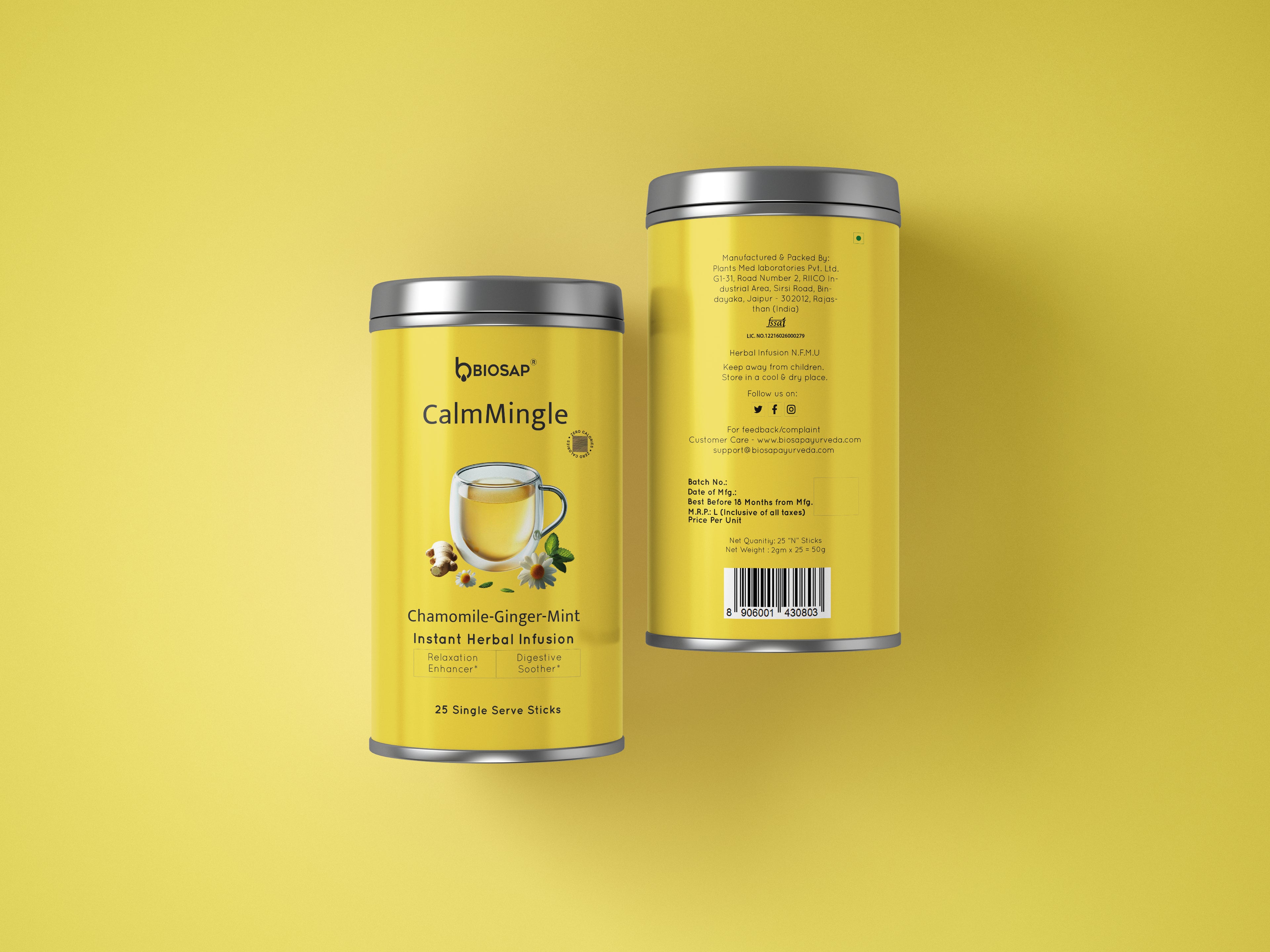 Calm Mingle - Chamomile/Ginger/Mint
