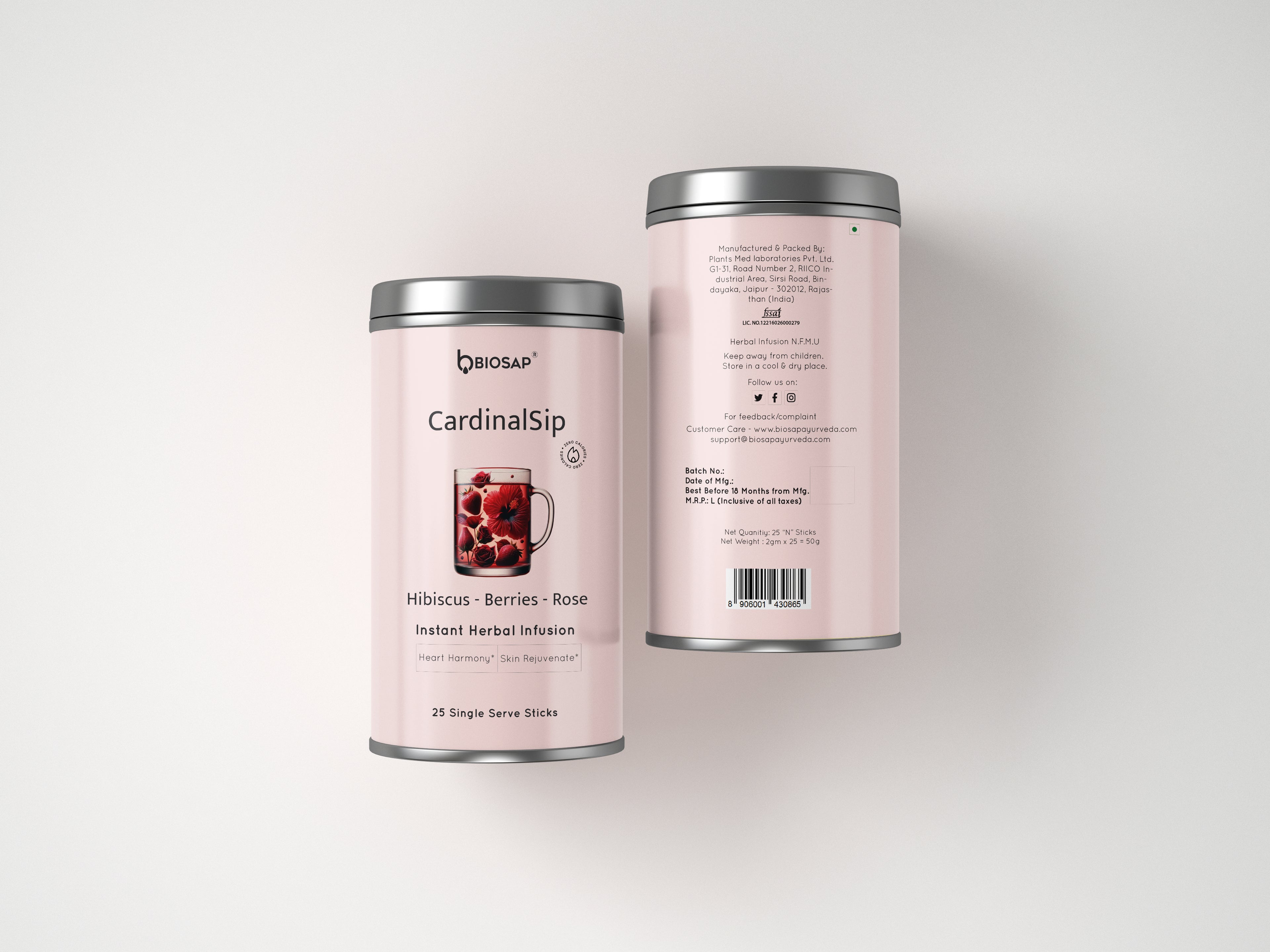 Cardinal Sip - Hibiscus, Berries & Rose