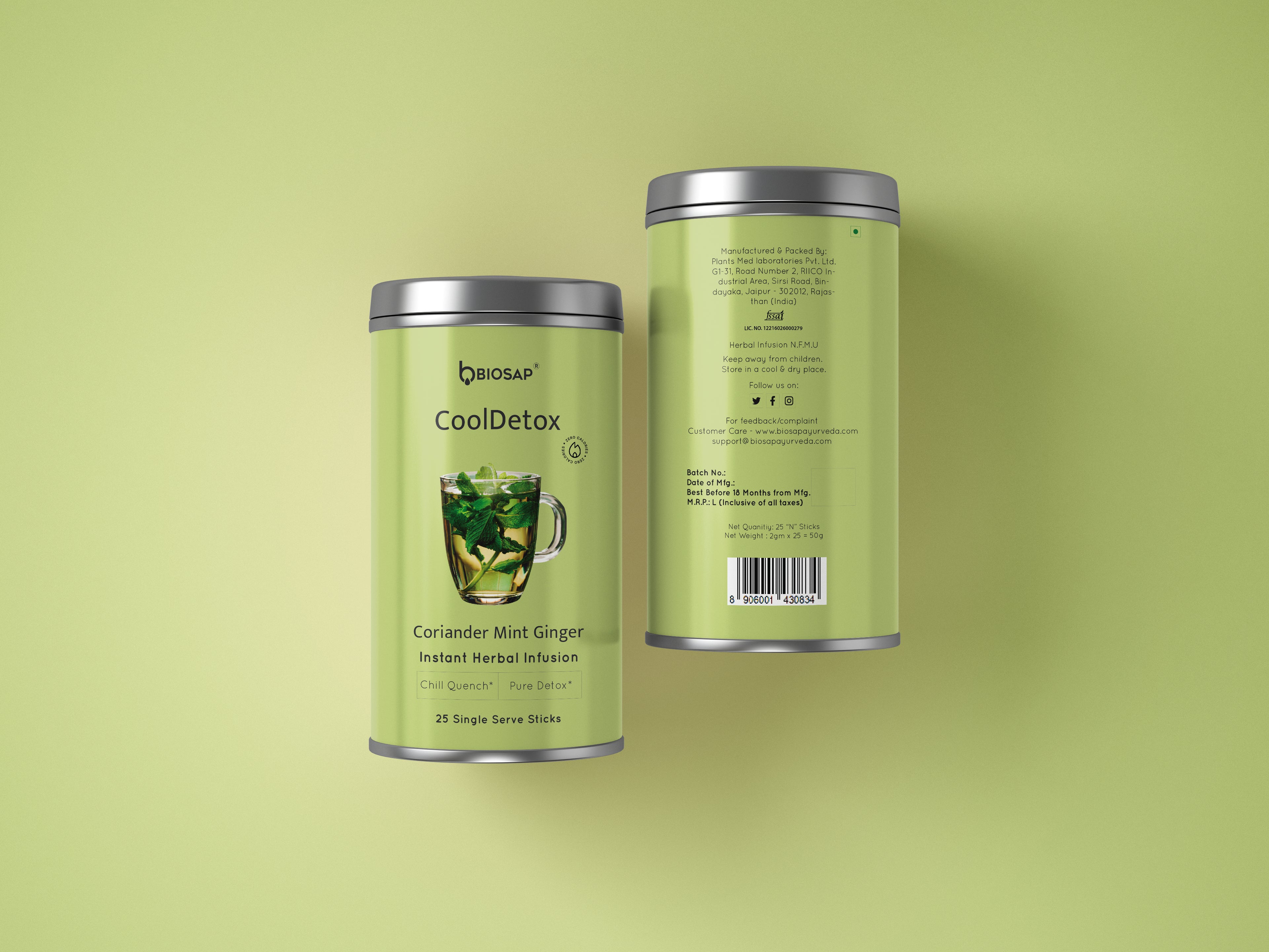 Cool Detox - coriander/mint/ginger