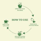 BIOSAP® D-Kuf Tea | Instant Herbal Cough & Throat Comfort Infusuion  | Just Add Hot Water | 25 Sticks x 2 g