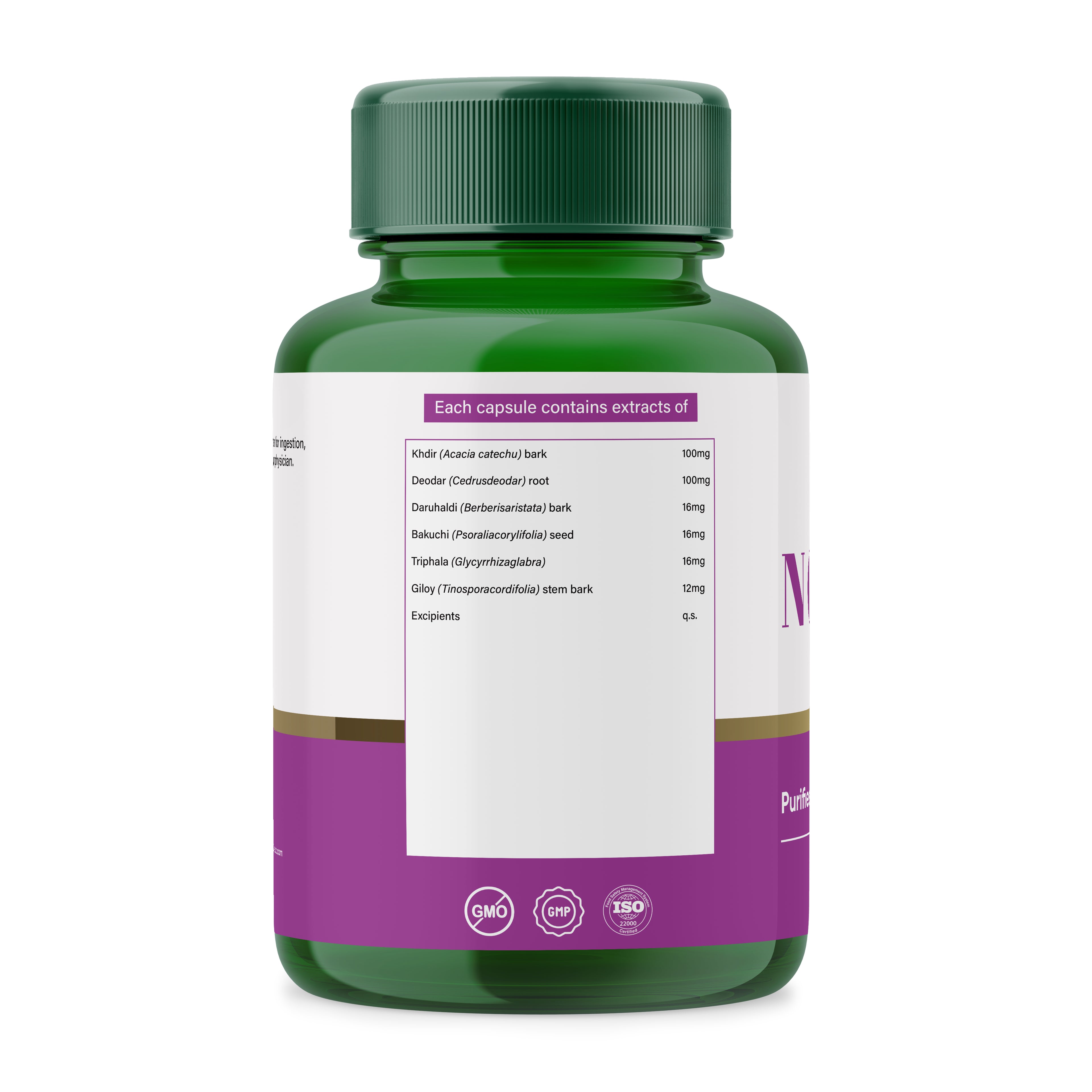 Noderma Capsules | Internal Skin Comfort & Clarity | 60 Veg Capsules