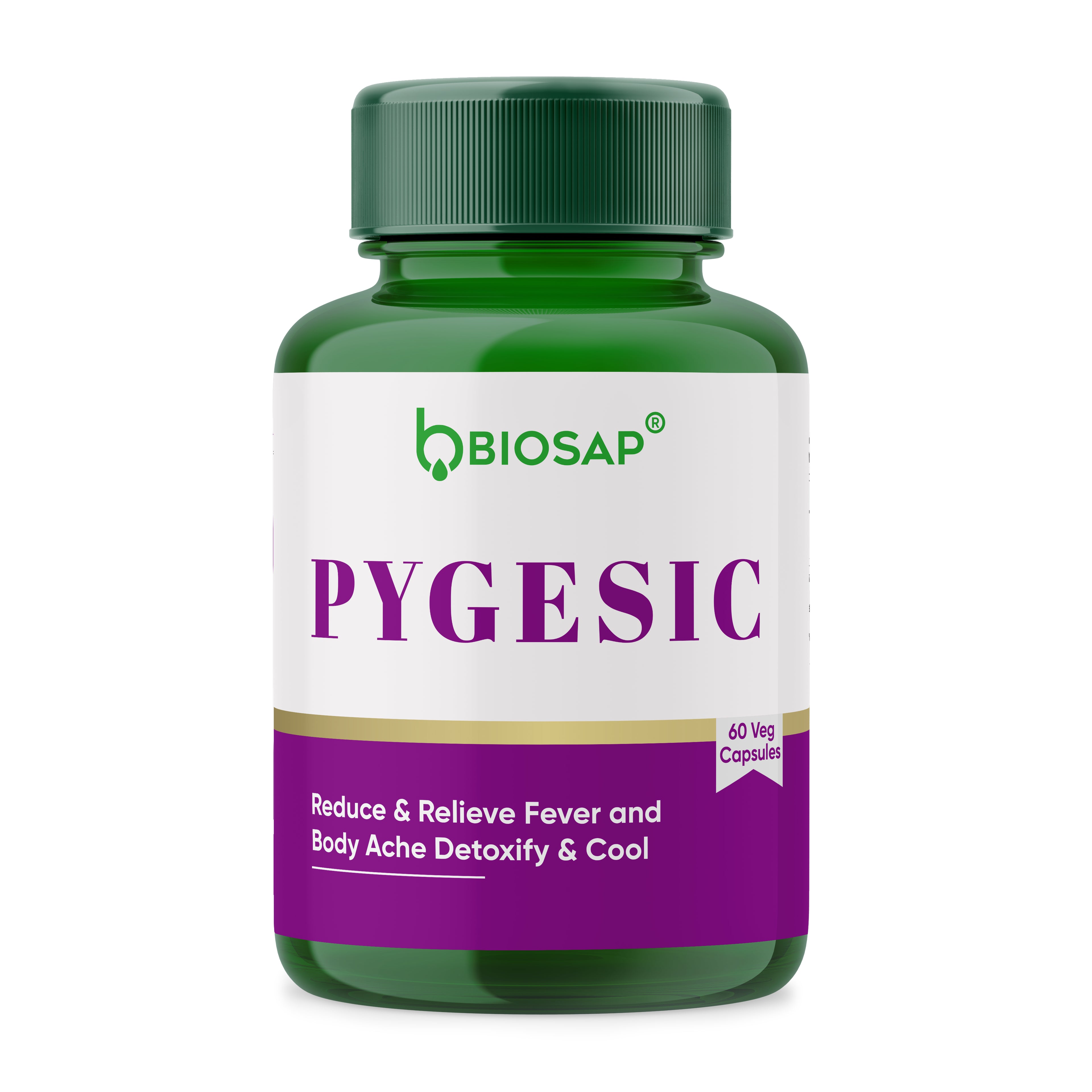 Pygesic Capsules: Temperature & Body Comfort Support | 60 Veg Capsules