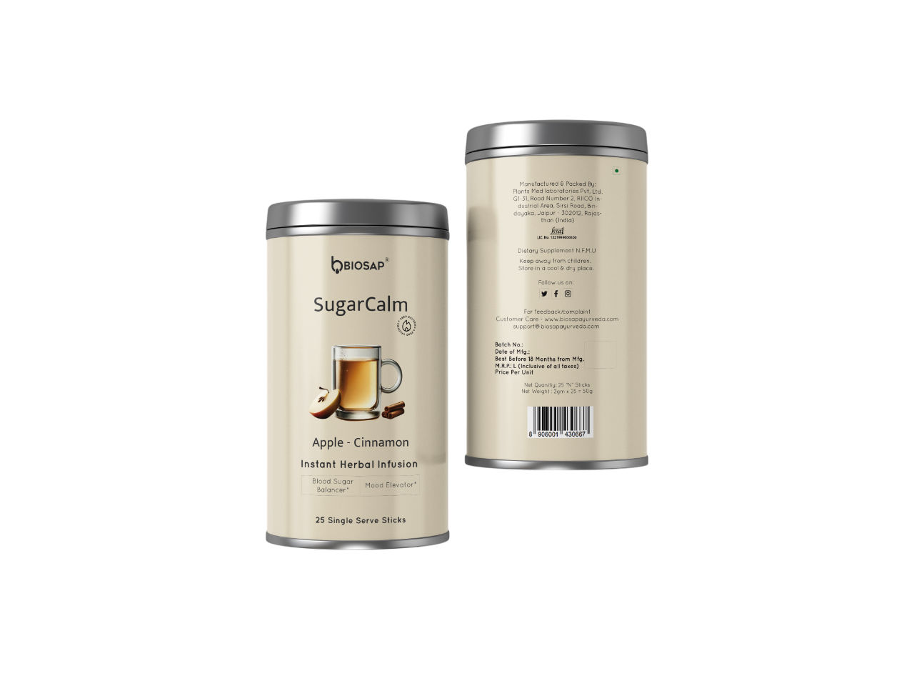 Sugar Calm - Apple / cinnamon