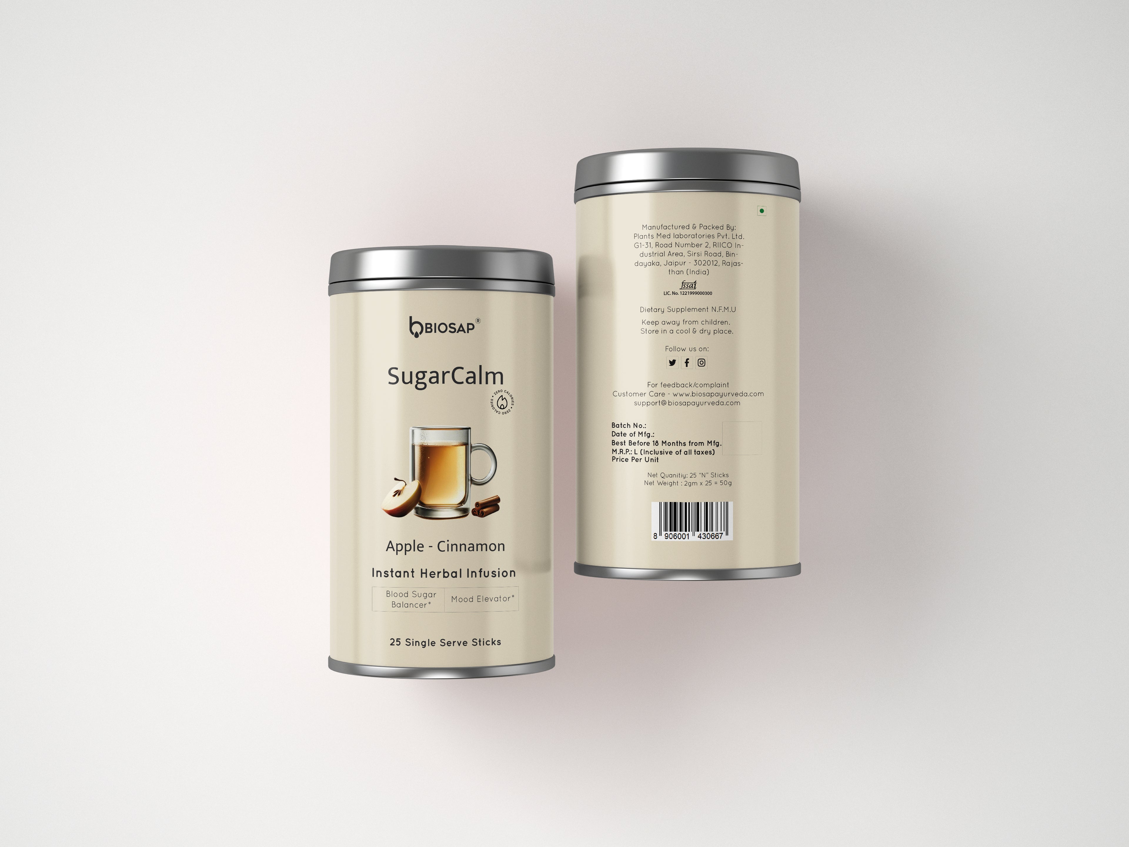 Sugar Calm - Apple / cinnamon