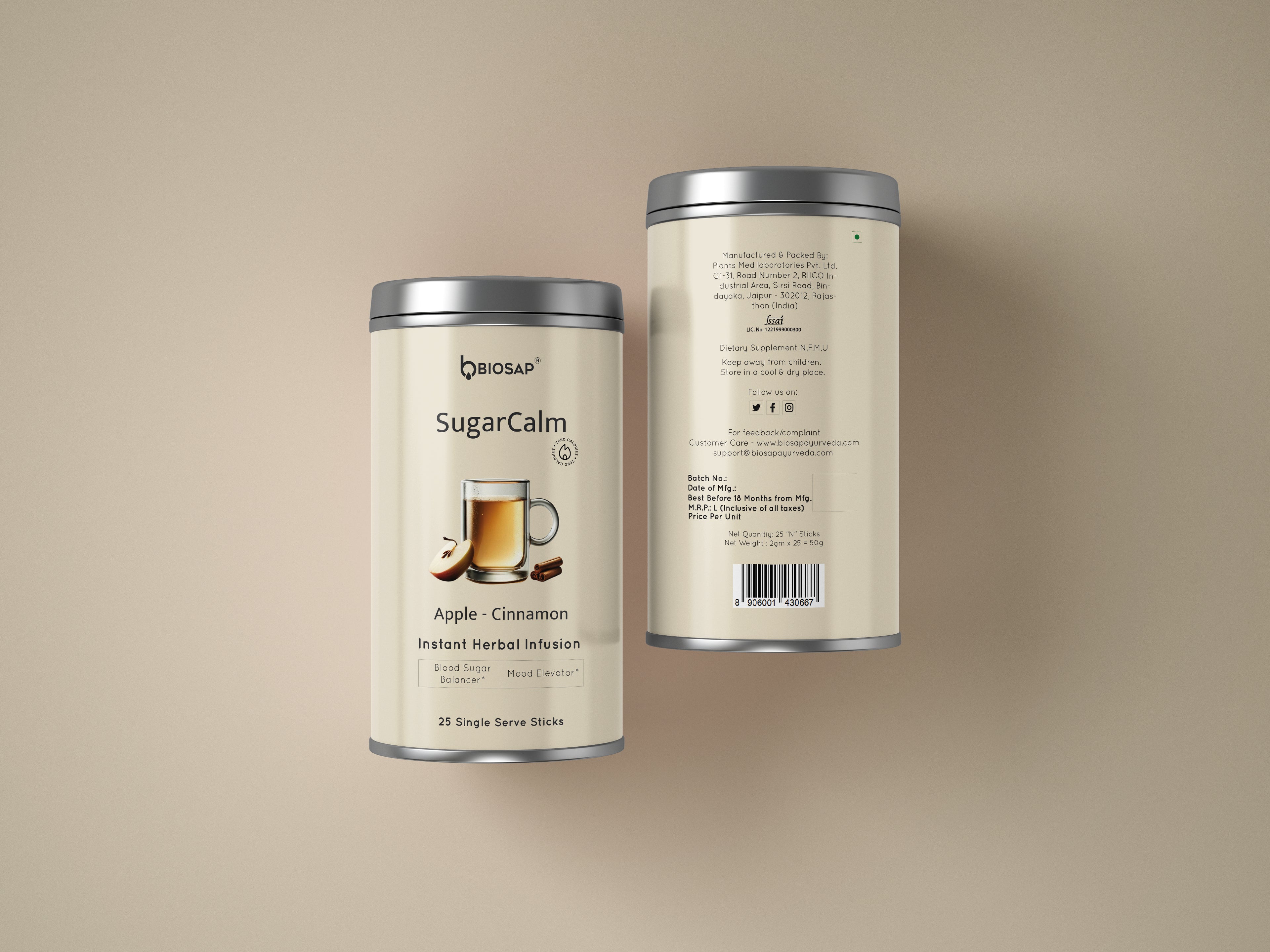 Sugar Calm - Apple / cinnamon