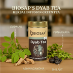 BIOSAP® Dyab Tea Herbal Infusion Green Tea for Metabolic Wellness