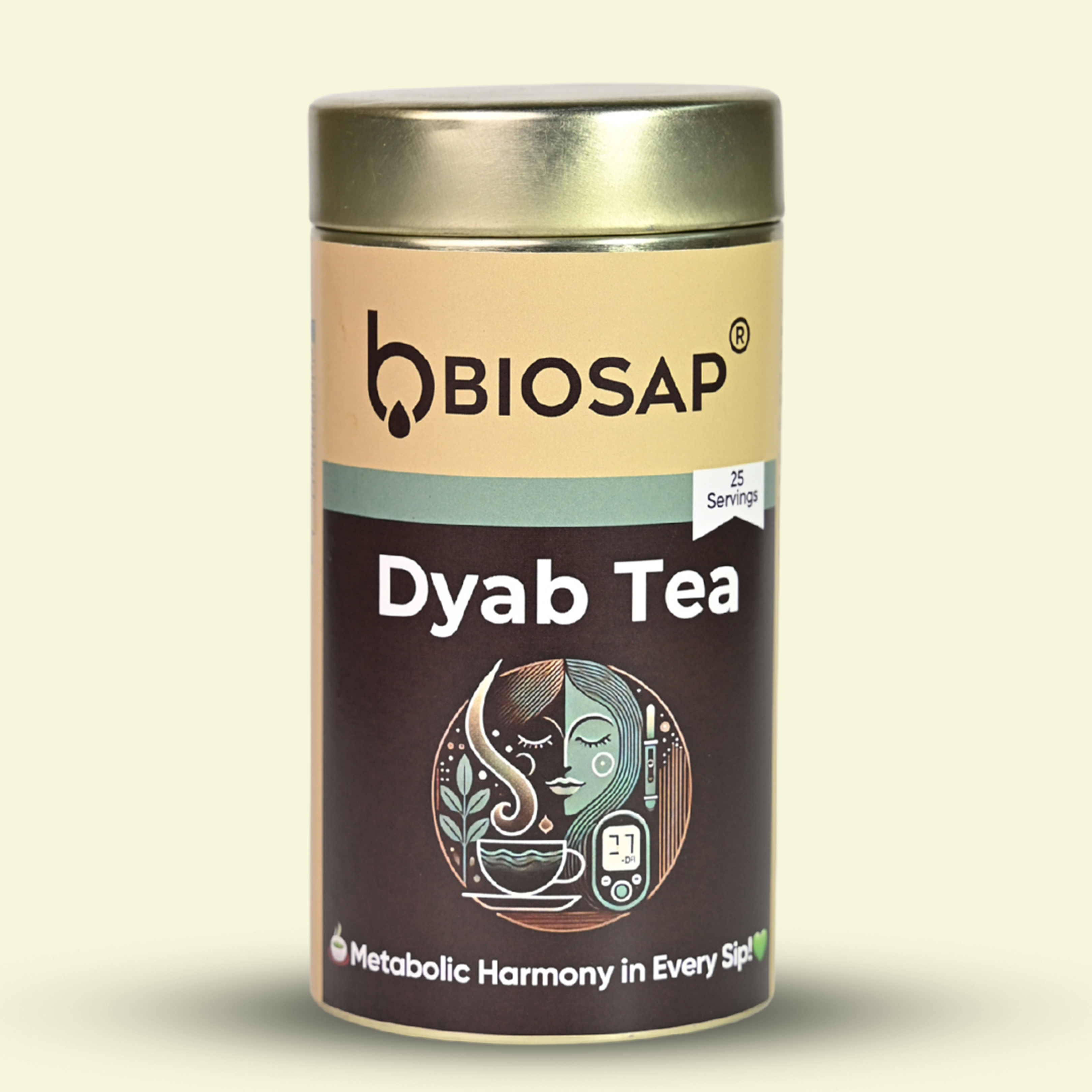 BIOSAP® Dyab Tea Herbal Infusion Green Tea for Metabolic Wellness