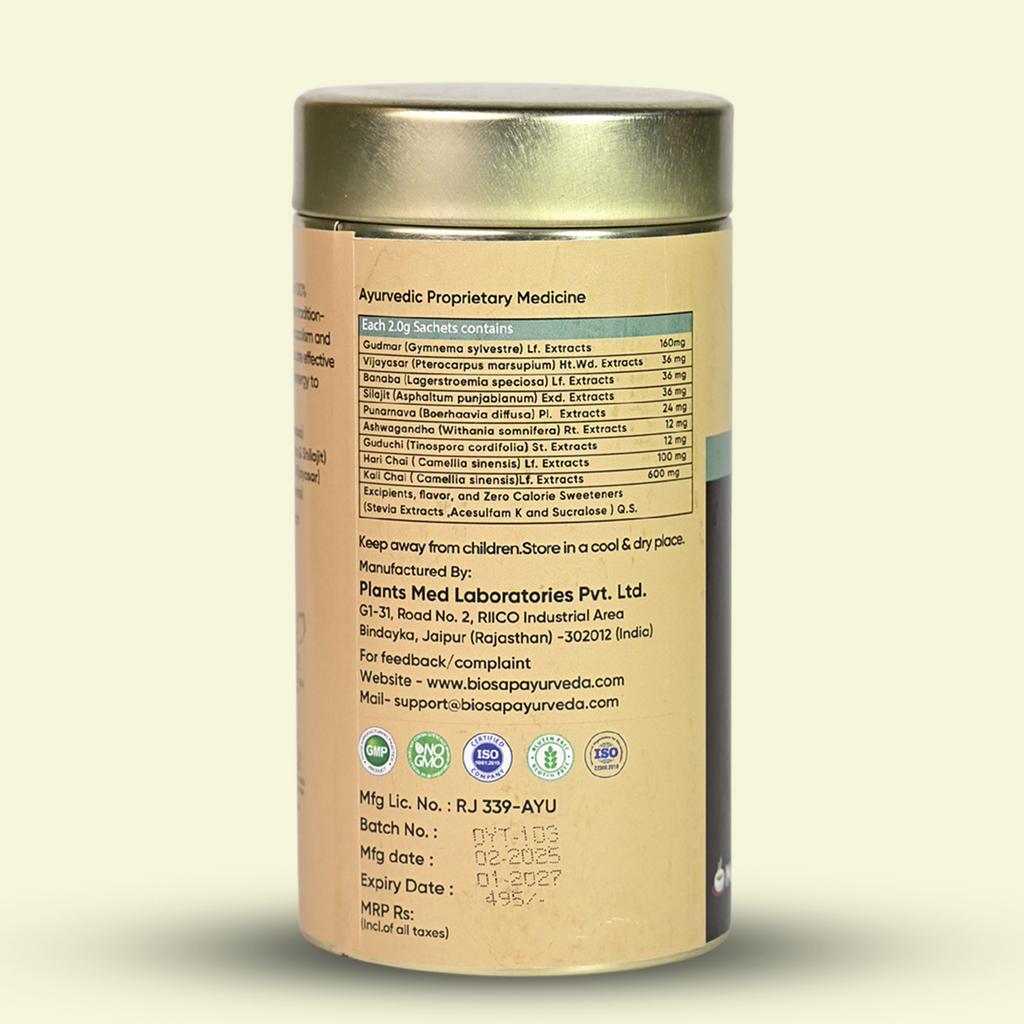 BIOSAP® Dyab Tea Herbal Infusion Green Tea for Metabolic Wellness